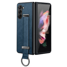 Load image into Gallery viewer, SULADA PC Hybrid Leather Texture Skin Feel Shockproof Phone Case, For Samsung Galaxy Z Flip7 FE / Flip6, For Samsung Galaxy Z Fold6, For Samsung Galaxy Z Fold5, For Samsung Galaxy Flip5