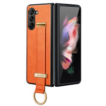 Load image into Gallery viewer, SULADA PC Hybrid Leather Texture Skin Feel Shockproof Phone Case, For Samsung Galaxy Z Flip7 FE / Flip6, For Samsung Galaxy Z Fold6, For Samsung Galaxy Z Fold5, For Samsung Galaxy Flip5