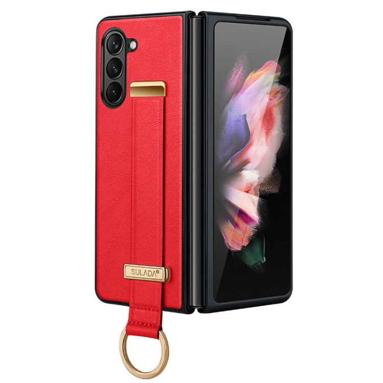 SULADA PC Hybrid Leather Texture Skin Feel Shockproof Phone Case, For Samsung Galaxy Z Flip7 FE / Flip6, For Samsung Galaxy Z Fold6, For Samsung Galaxy Z Fold5, For Samsung Galaxy Flip5