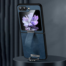 Load image into Gallery viewer, SULADA PC Hybrid Leather Texture Skin Feel Shockproof Phone Case, For Samsung Galaxy Z Flip7 FE / Flip6, For Samsung Galaxy Z Fold6, For Samsung Galaxy Z Fold5, For Samsung Galaxy Flip5