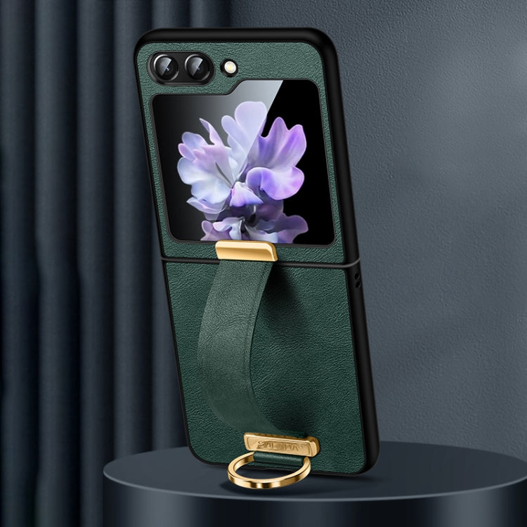 SULADA PC Hybrid Leather Texture Skin Feel Shockproof Phone Case, For Samsung Galaxy Z Flip7 FE / Flip6, For Samsung Galaxy Z Fold6, For Samsung Galaxy Z Fold5, For Samsung Galaxy Flip5