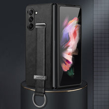 Load image into Gallery viewer, SULADA PC Hybrid Leather Texture Skin Feel Shockproof Phone Case, For Samsung Galaxy Z Flip7 FE / Flip6, For Samsung Galaxy Z Fold6, For Samsung Galaxy Z Fold5, For Samsung Galaxy Flip5