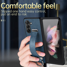 Load image into Gallery viewer, SULADA PC Hybrid Leather Texture Skin Feel Shockproof Phone Case, For Samsung Galaxy Z Flip7 FE / Flip6, For Samsung Galaxy Z Fold6, For Samsung Galaxy Z Fold5, For Samsung Galaxy Flip5