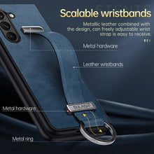 Load image into Gallery viewer, SULADA PC Hybrid Leather Texture Skin Feel Shockproof Phone Case, For Samsung Galaxy Z Flip7 FE / Flip6, For Samsung Galaxy Z Fold6, For Samsung Galaxy Z Fold5, For Samsung Galaxy Flip5