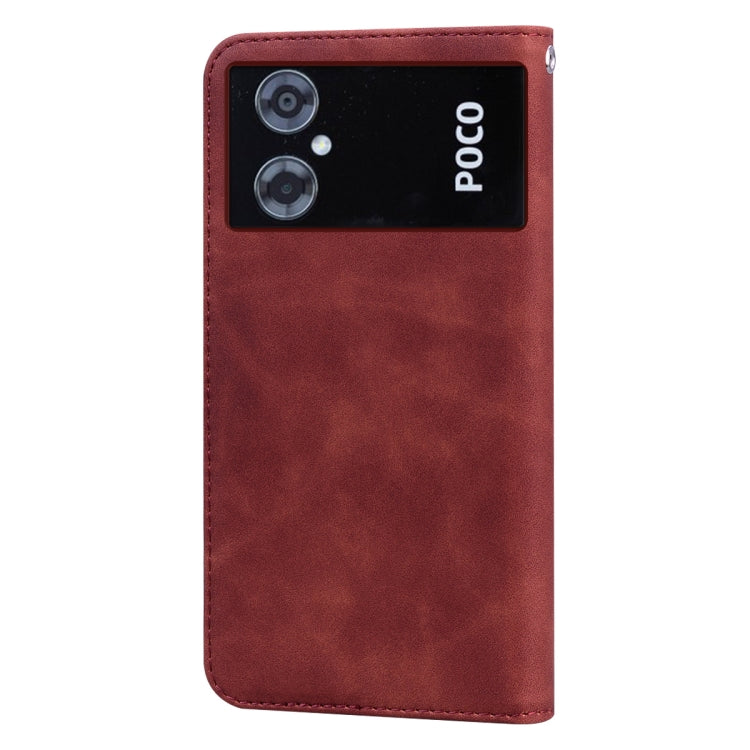 Frosted Business Magnetic Horizontal Flip PU Phone Case, For Xiaomi Poco M4 5G/Poco M5/Redmi Note 11R, For Xiaomi Poco C40, For Xiaomi Redmi 10A 4G
