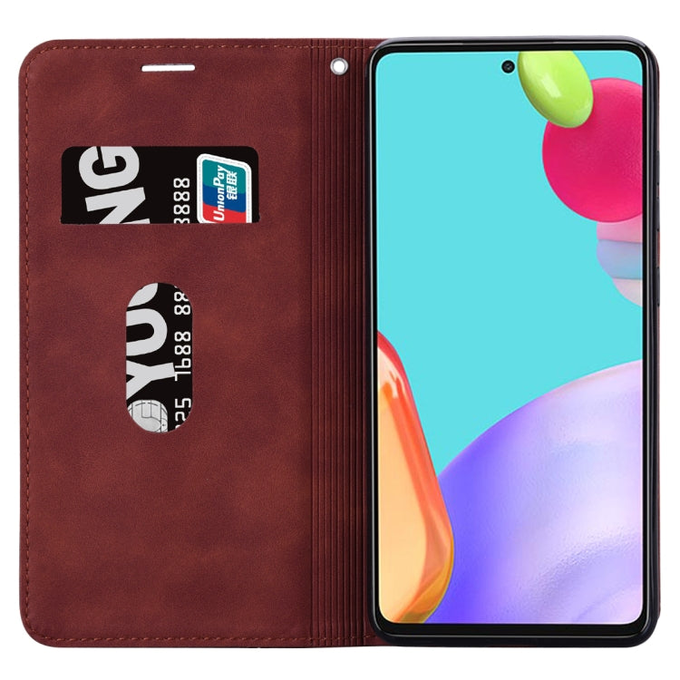 Frosted Business Magnetic Horizontal Flip PU Phone Case, For Xiaomi Poco M4 5G/Poco M5/Redmi Note 11R, For Xiaomi Poco C40, For Xiaomi Redmi 10A 4G