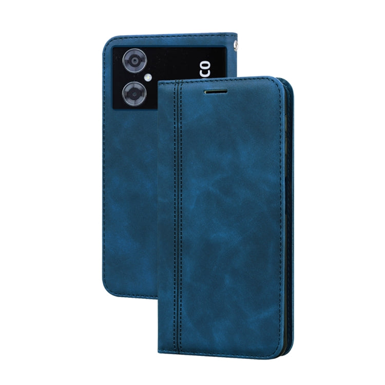 Frosted Business Magnetic Horizontal Flip PU Phone Case, For Xiaomi Poco M4 5G/Poco M5/Redmi Note 11R, For Xiaomi Poco C40, For Xiaomi Redmi 10A 4G