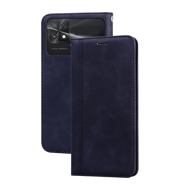 Frosted Business Magnetic Horizontal Flip PU Phone Case, For Xiaomi Poco M4 5G/Poco M5/Redmi Note 11R, For Xiaomi Poco C40, For Xiaomi Redmi 10A 4G
