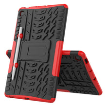 Load image into Gallery viewer, Tire Texture TPU+PC Shockproof Case  , with Holder &amp; Pen Tray, For Samsung Galaxy S6 Lite