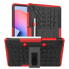 Load image into Gallery viewer, Tire Texture TPU+PC Shockproof Case  , with Holder &amp; Pen Tray, For Samsung Galaxy S6 Lite