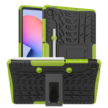 Load image into Gallery viewer, Tire Texture TPU+PC Shockproof Case  , with Holder &amp; Pen Tray, For Samsung Galaxy S6 Lite