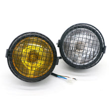Load image into Gallery viewer, Motorcycle Reticular Retro Lamp LED Headlight Modification Accessories for Halley CG125 / GN125, DM-DD-023, DM-DD-023 (Yellow)