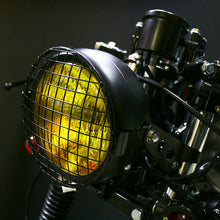 Load image into Gallery viewer, Motorcycle Reticular Retro Lamp LED Headlight Modification Accessories for Halley CG125 / GN125, DM-DD-023, DM-DD-023 (Yellow)
