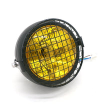 Load image into Gallery viewer, Motorcycle Reticular Retro Lamp LED Headlight Modification Accessories for Halley CG125 / GN125, DM-DD-023, DM-DD-023 (Yellow)