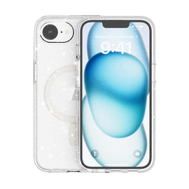 Terminator Style Glitter Powder MagSafe Magnetic Phone Case, For iPhone 17e / 16e, For iPhone 16 Pro Max, For iPhone 16 Pro, For iPhone 16 Plus, For iPhone 16, For iPhone 15 Pro Max, For iPhone 15 Pro, For iPhone 15 Plus, For iPhone 15