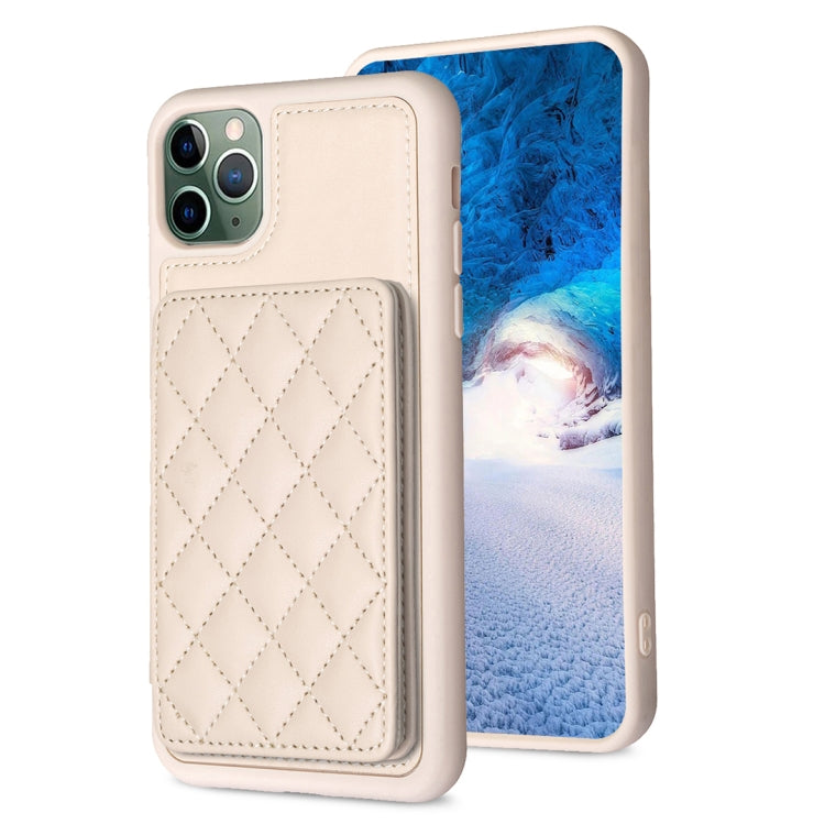 BF25 Square Plaid Card Bag Holder Phone Case, For iPhone 12 Pro Max, For iPhone 11 Pro Max, For iPhone 11, For iPhone 11 Pro, For iPhone X / XS, For iPhone XR