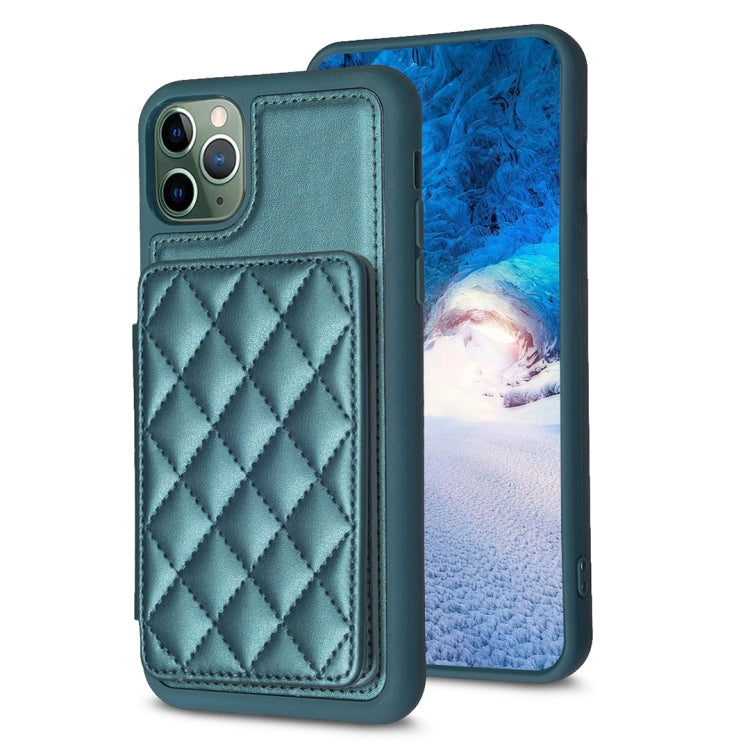 BF25 Square Plaid Card Bag Holder Phone Case, For iPhone 12 Pro Max, For iPhone 11 Pro Max, For iPhone 11, For iPhone 11 Pro, For iPhone X / XS, For iPhone XR