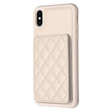 Load image into Gallery viewer, BF25 Square Plaid Card Bag Holder Phone Case, For iPhone XS Max, For iPhone 8 Plus / 7 Plus