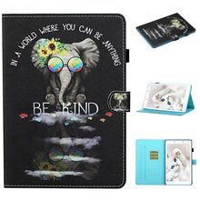 Load image into Gallery viewer, Colored Drawing Stitching Horizontal Flip Leather Case, with Holder &amp; Card Slots
