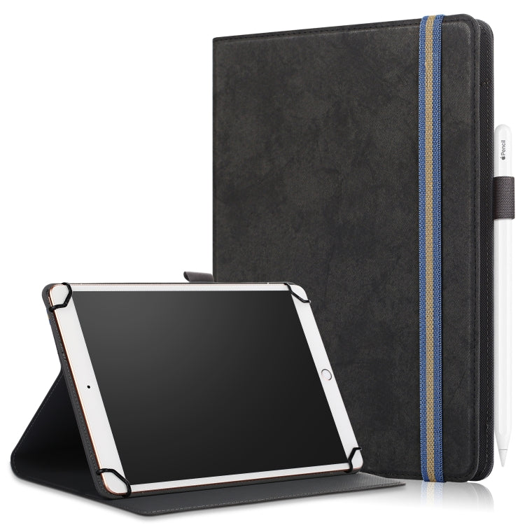 Marble Cloth Texture Horizontal Flip Universal Tablet PC Leather Case with Pen Slot & Holder