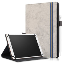 Load image into Gallery viewer, Marble Cloth Texture Horizontal Flip Universal Tablet PC Leather Case with Pen Slot &amp; Holder