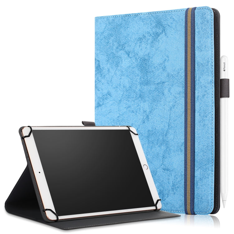 Marble Cloth Texture Horizontal Flip Universal Tablet PC Leather Case with Pen Slot & Holder, For 7-8 inch, For 9-11 inch
