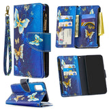 Colored Drawing Pattern Zipper Horizontal Flip Leather Case with Holder & Card Slots & Wallet, For Samsung Galaxy A41, For Samsung Galaxy A50, For Samsung Galaxy A51, For Samsung Galaxy A70e, For Samsung Galaxy A70, For Samsung Galaxy A71