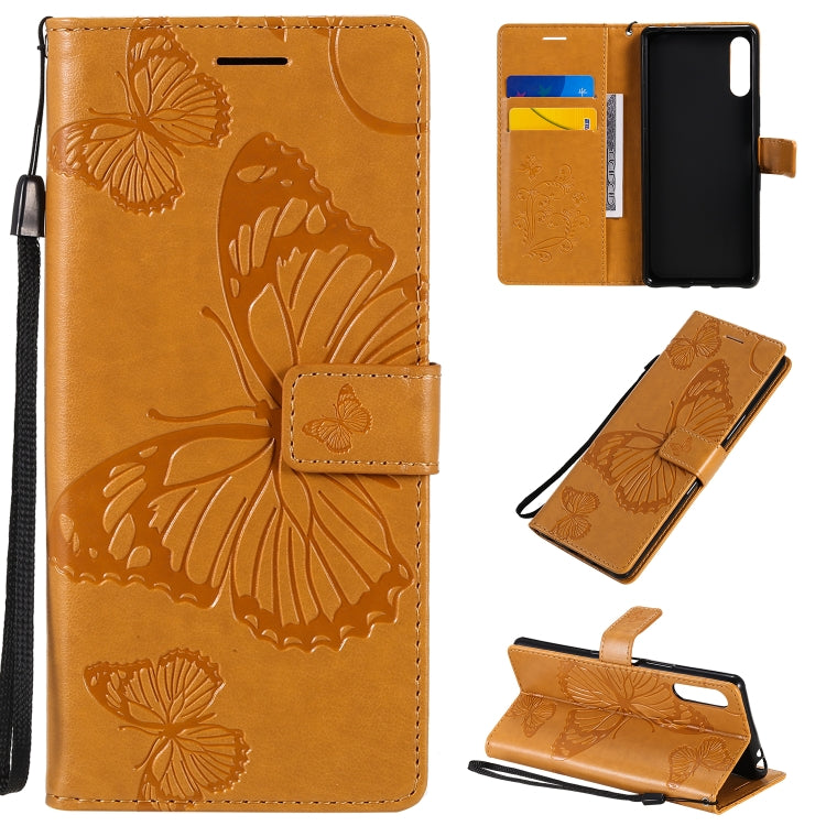 3D Butterflies Embossing Pattern Horizontal Flip Leather Case with Holder & Card Slot & Wallet, For Sony Xperia L4, For Sony Xperia 10 II, For Xiaomi Redmi K30 Pro, For Samsung Galaxy A11, For Samsung Galaxy A21s, For Samsung Galaxy A31