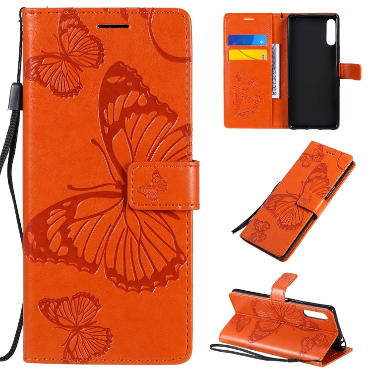 3D Butterflies Embossing Pattern Horizontal Flip Leather Case with Holder & Card Slot & Wallet, For Sony Xperia L4, For Sony Xperia 10 II, For Xiaomi Redmi K30 Pro, For Samsung Galaxy A11, For Samsung Galaxy A21s, For Samsung Galaxy A31