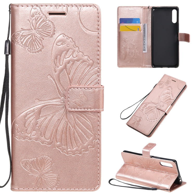 3D Butterflies Embossing Pattern Horizontal Flip Leather Case with Holder & Card Slot & Wallet, For Sony Xperia L4, For Sony Xperia 10 II, For Xiaomi Redmi K30 Pro, For Samsung Galaxy A11, For Samsung Galaxy A21s, For Samsung Galaxy A31