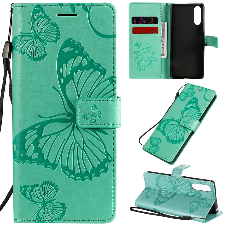 3D Butterflies Embossing Pattern Horizontal Flip Leather Case with Holder & Card Slot & Wallet, For Sony Xperia L4, For Sony Xperia 10 II, For Xiaomi Redmi K30 Pro, For Samsung Galaxy A11, For Samsung Galaxy A21s, For Samsung Galaxy A31