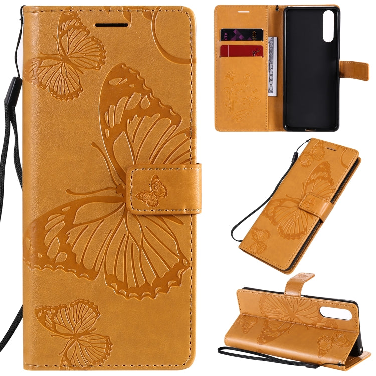 3D Butterflies Embossing Pattern Horizontal Flip Leather Case with Holder & Card Slot & Wallet, For Sony Xperia L4, For Sony Xperia 10 II, For Xiaomi Redmi K30 Pro, For Samsung Galaxy A11, For Samsung Galaxy A21s, For Samsung Galaxy A31