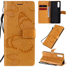 Load image into Gallery viewer, 3D Butterflies Embossing Pattern Horizontal Flip Leather Case with Holder &amp; Card Slot &amp; Wallet, For Sony Xperia L4, For Sony Xperia 10 II, For Xiaomi Redmi K30 Pro, For Samsung Galaxy A11, For Samsung Galaxy A21s, For Samsung Galaxy A31