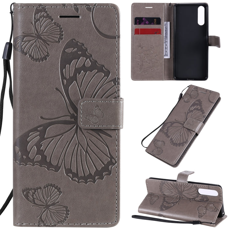 3D Butterflies Embossing Pattern Horizontal Flip Leather Case with Holder & Card Slot & Wallet, For Sony Xperia L4, For Sony Xperia 10 II, For Xiaomi Redmi K30 Pro, For Samsung Galaxy A11, For Samsung Galaxy A21s, For Samsung Galaxy A31
