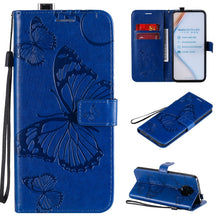 Load image into Gallery viewer, 3D Butterflies Embossing Pattern Horizontal Flip Leather Case with Holder &amp; Card Slot &amp; Wallet, For Sony Xperia L4, For Sony Xperia 10 II, For Xiaomi Redmi K30 Pro, For Samsung Galaxy A11, For Samsung Galaxy A21s, For Samsung Galaxy A31