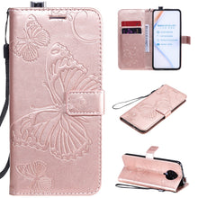 Load image into Gallery viewer, 3D Butterflies Embossing Pattern Horizontal Flip Leather Case with Holder &amp; Card Slot &amp; Wallet, For Sony Xperia L4, For Sony Xperia 10 II, For Xiaomi Redmi K30 Pro, For Samsung Galaxy A11, For Samsung Galaxy A21s, For Samsung Galaxy A31