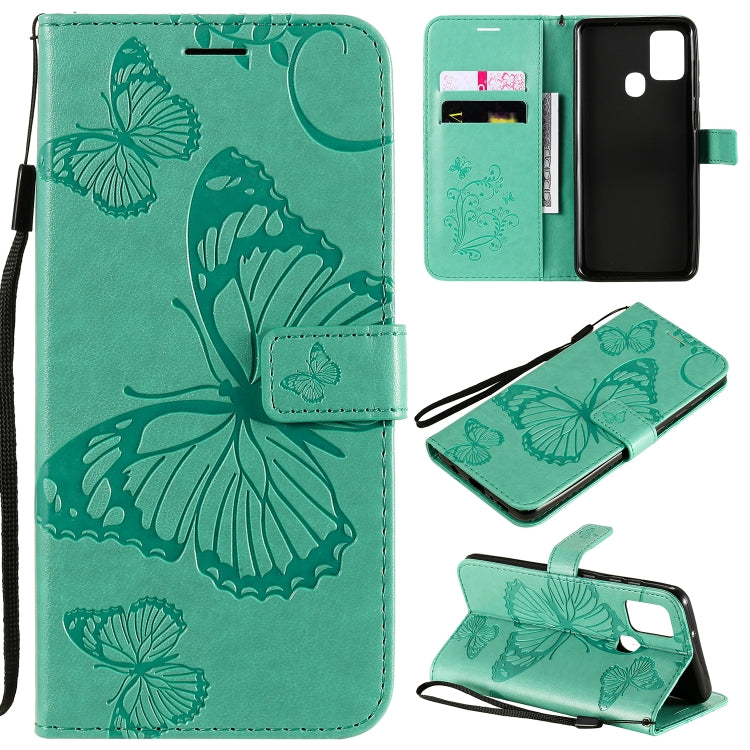 3D Butterflies Embossing Pattern Horizontal Flip Leather Case with Holder & Card Slot & Wallet, For Sony Xperia L4, For Sony Xperia 10 II, For Xiaomi Redmi K30 Pro, For Samsung Galaxy A11, For Samsung Galaxy A21s, For Samsung Galaxy A31