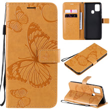 Load image into Gallery viewer, 3D Butterflies Embossing Pattern Horizontal Flip Leather Case with Holder &amp; Card Slot &amp; Wallet, For Sony Xperia L4, For Sony Xperia 10 II, For Xiaomi Redmi K30 Pro, For Samsung Galaxy A11, For Samsung Galaxy A21s, For Samsung Galaxy A31