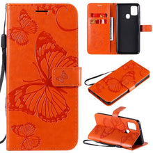 Load image into Gallery viewer, 3D Butterflies Embossing Pattern Horizontal Flip Leather Case with Holder &amp; Card Slot &amp; Wallet, For Sony Xperia L4, For Sony Xperia 10 II, For Xiaomi Redmi K30 Pro, For Samsung Galaxy A11, For Samsung Galaxy A21s, For Samsung Galaxy A31