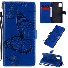 Load image into Gallery viewer, 3D Butterflies Embossing Pattern Horizontal Flip Leather Case with Holder &amp; Card Slot &amp; Wallet, For Sony Xperia L4, For Sony Xperia 10 II, For Xiaomi Redmi K30 Pro, For Samsung Galaxy A11, For Samsung Galaxy A21s, For Samsung Galaxy A31