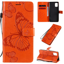 Load image into Gallery viewer, 3D Butterflies Embossing Pattern Horizontal Flip Leather Case with Holder &amp; Card Slot &amp; Wallet, For Sony Xperia L4, For Sony Xperia 10 II, For Xiaomi Redmi K30 Pro, For Samsung Galaxy A11, For Samsung Galaxy A21s, For Samsung Galaxy A31