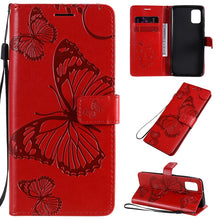 Load image into Gallery viewer, 3D Butterflies Embossing Pattern Horizontal Flip Leather Case with Holder &amp; Card Slot &amp; Wallet, For Sony Xperia L4, For Sony Xperia 10 II, For Xiaomi Redmi K30 Pro, For Samsung Galaxy A11, For Samsung Galaxy A21s, For Samsung Galaxy A31