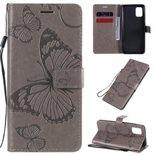 Load image into Gallery viewer, 3D Butterflies Embossing Pattern Horizontal Flip Leather Case with Holder &amp; Card Slot &amp; Wallet, For Sony Xperia L4, For Sony Xperia 10 II, For Xiaomi Redmi K30 Pro, For Samsung Galaxy A11, For Samsung Galaxy A21s, For Samsung Galaxy A31