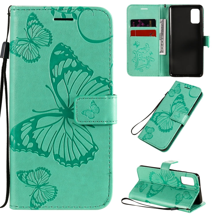 3D Butterflies Embossing Pattern Horizontal Flip Leather Case with Holder & Card Slot & Wallet, For Samsung Galaxy A41, For Samsung Galaxy A51 5G, For Samsung Galaxy A71 5G, For Huawei Nova 7, For Huawei Nova 7 Pro, For Huawei Nova 7 SE / P40 Lite 5G