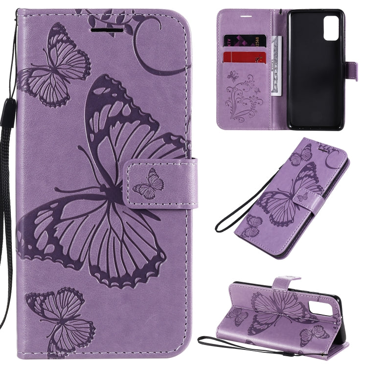 3D Butterflies Embossing Pattern Horizontal Flip Leather Case with Holder & Card Slot & Wallet, For Samsung Galaxy A41, For Samsung Galaxy A51 5G, For Samsung Galaxy A71 5G, For Huawei Nova 7, For Huawei Nova 7 Pro, For Huawei Nova 7 SE / P40 Lite 5G