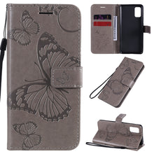 Load image into Gallery viewer, 3D Butterflies Embossing Pattern Horizontal Flip Leather Case with Holder &amp; Card Slot &amp; Wallet, For Samsung Galaxy A41, For Samsung Galaxy A51 5G, For Samsung Galaxy A71 5G, For Huawei Nova 7, For Huawei Nova 7 Pro, For Huawei Nova 7 SE / P40 Lite 5G