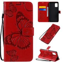 Load image into Gallery viewer, 3D Butterflies Embossing Pattern Horizontal Flip Leather Case with Holder &amp; Card Slot &amp; Wallet, For Samsung Galaxy A41, For Samsung Galaxy A51 5G, For Samsung Galaxy A71 5G, For Huawei Nova 7, For Huawei Nova 7 Pro, For Huawei Nova 7 SE / P40 Lite 5G