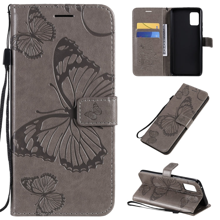 3D Butterflies Embossing Pattern Horizontal Flip Leather Case with Holder & Card Slot & Wallet, For Samsung Galaxy A41, For Samsung Galaxy A51 5G, For Samsung Galaxy A71 5G, For Huawei Nova 7, For Huawei Nova 7 Pro, For Huawei Nova 7 SE / P40 Lite 5G