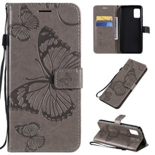Load image into Gallery viewer, 3D Butterflies Embossing Pattern Horizontal Flip Leather Case with Holder &amp; Card Slot &amp; Wallet, For Samsung Galaxy A41, For Samsung Galaxy A51 5G, For Samsung Galaxy A71 5G, For Huawei Nova 7, For Huawei Nova 7 Pro, For Huawei Nova 7 SE / P40 Lite 5G