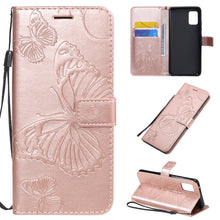 Load image into Gallery viewer, 3D Butterflies Embossing Pattern Horizontal Flip Leather Case with Holder &amp; Card Slot &amp; Wallet, For Samsung Galaxy A41, For Samsung Galaxy A51 5G, For Samsung Galaxy A71 5G, For Huawei Nova 7, For Huawei Nova 7 Pro, For Huawei Nova 7 SE / P40 Lite 5G